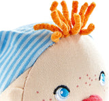 HABA Handpuppe Kasper – Ab 18 Monaten, Waschbar bei 30°C, Ideal für Puppen- und Rollenspiel, Puppentheater – 2011866001