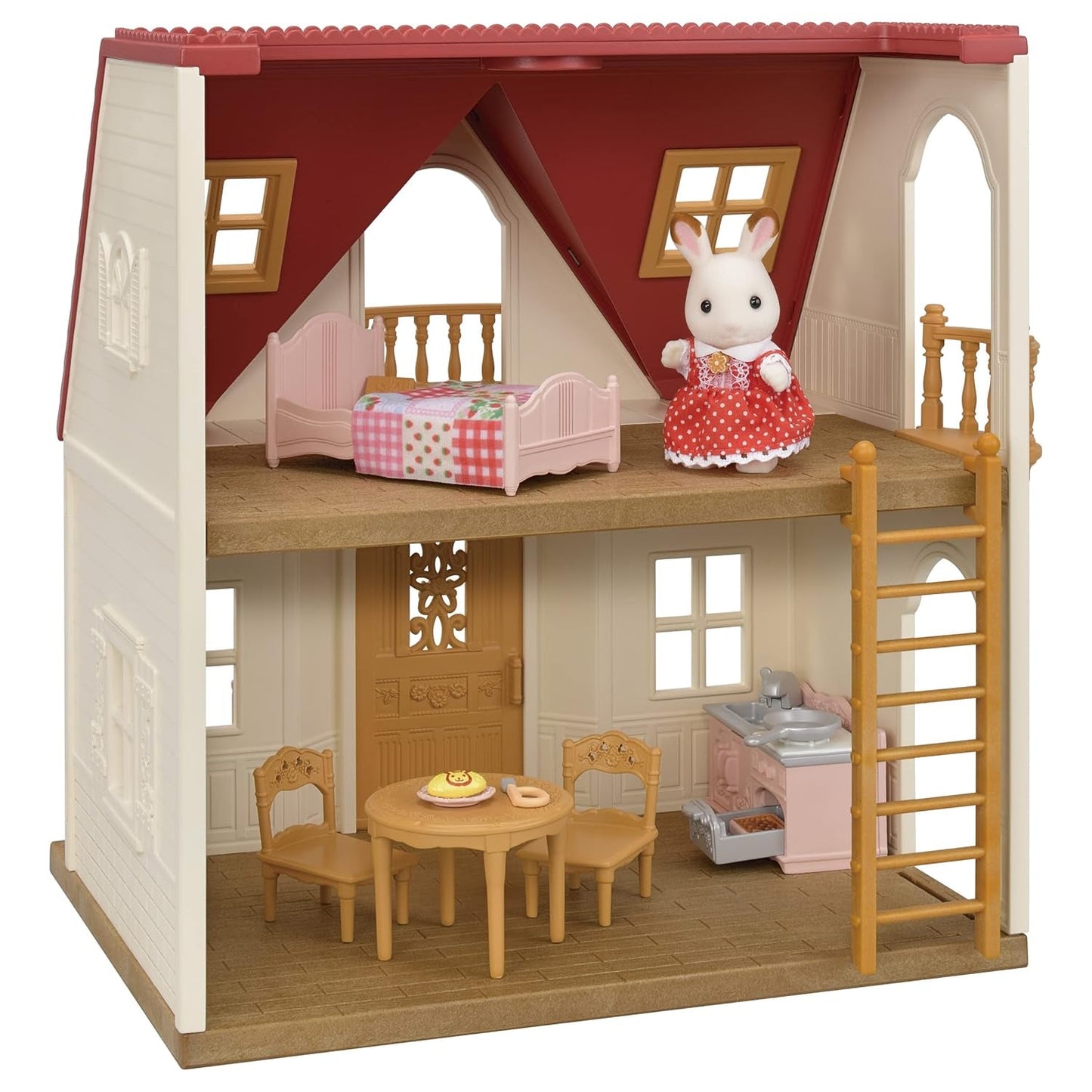 L5567 NEU Starterhaus, mehrfarbig L5706 Milchhasenfamilie – Puppenhausfiguren