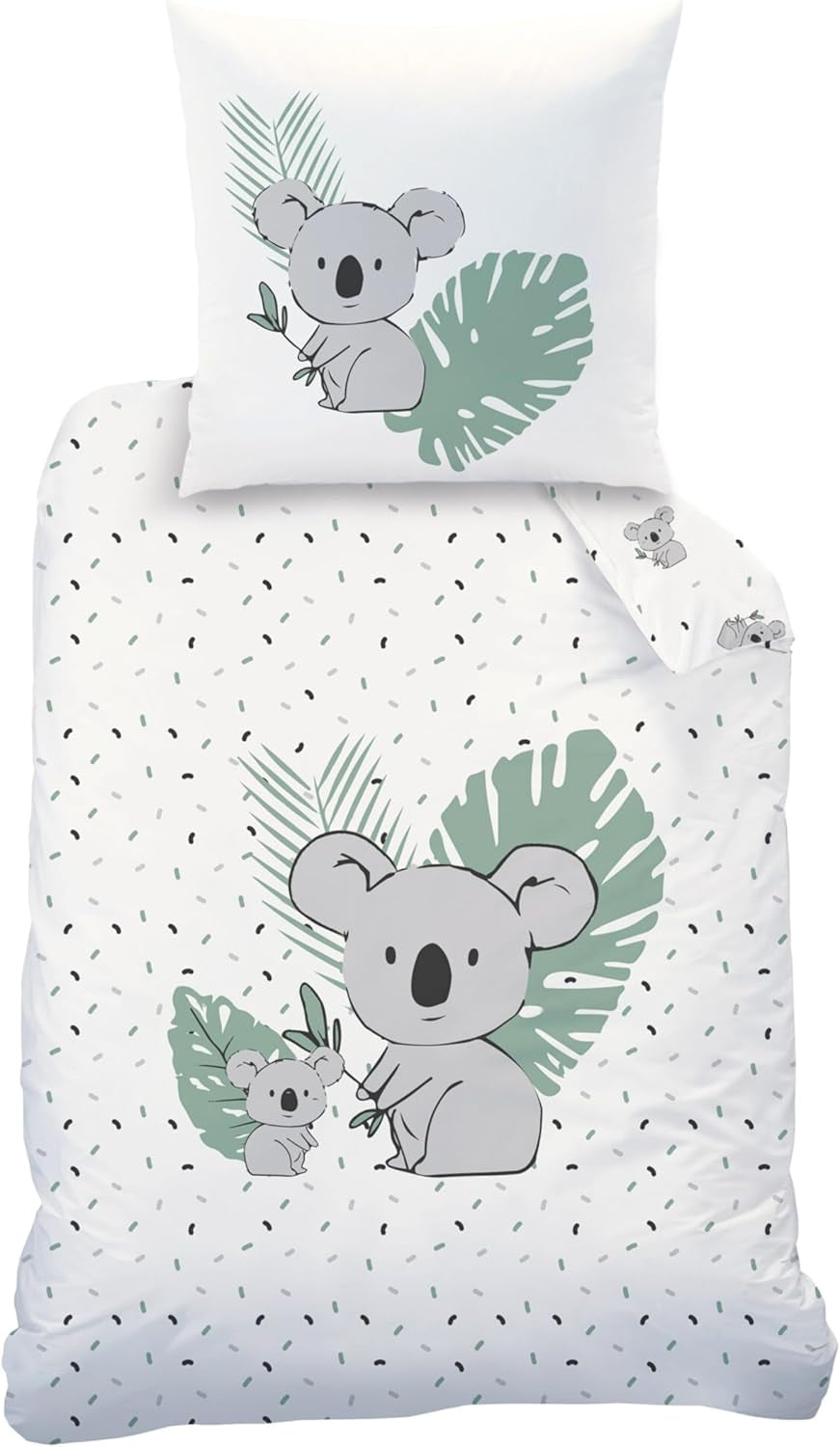 Kinderbettwäsche, Koalabär, Unisex, 100 % Baumwolle. Bettwäsche – Kinder Naty Shop
