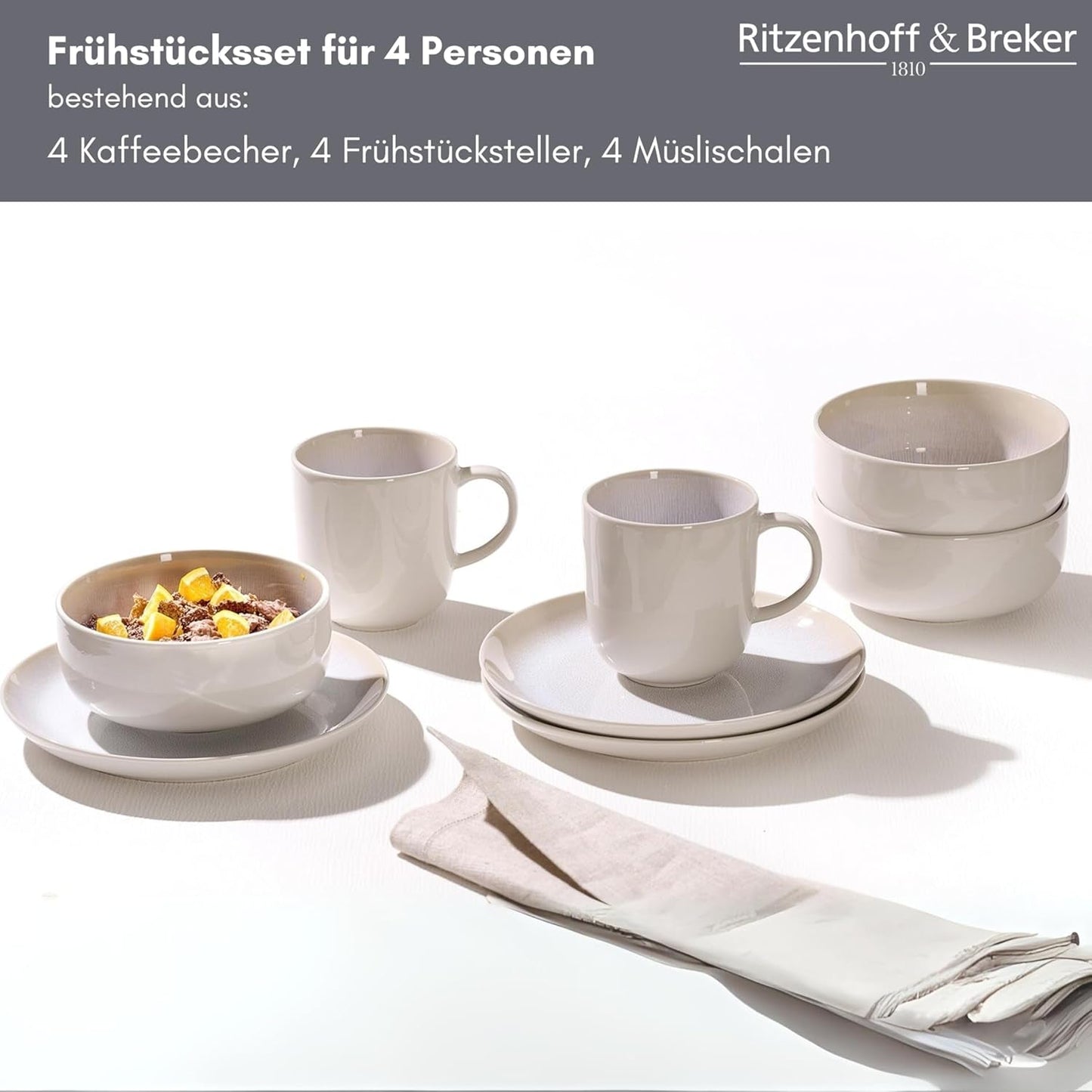 Ritzenhoff & Breker Laredo Frühstücksset, 12-teilig - DS