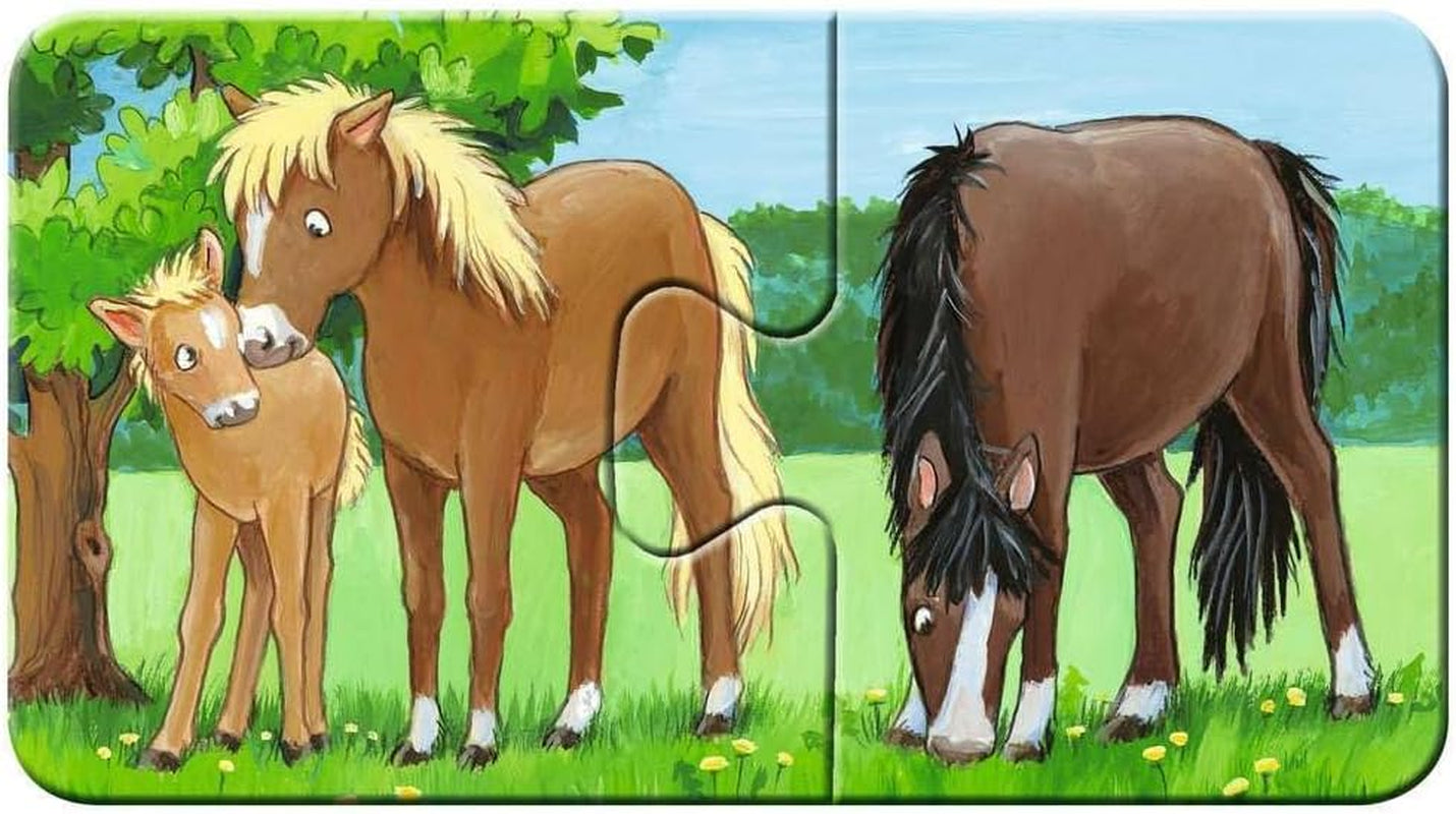 Ravensburger Puzzle für Kinder – 05072 Bauernhoftierfamilien – Mein erstes 9x2-Puzzle – Puzzle für 2-Jährige Puzzle Naty Shop