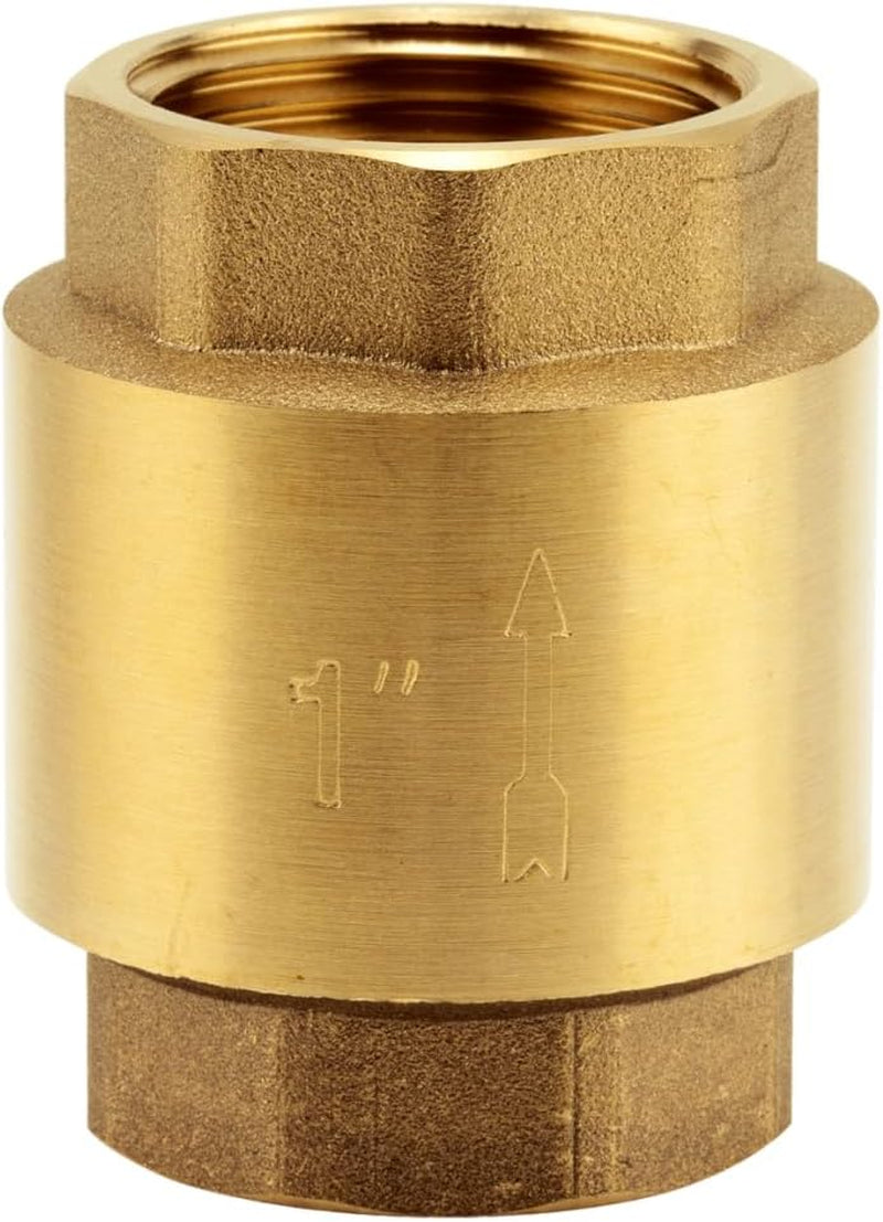 Gardena Messing-Zwischenventil: Einwegventil aus massivem Messing, 42 mm (G 1 1/4 Zoll) Gewinde zum Anschluss an Pumpen (7232-20)