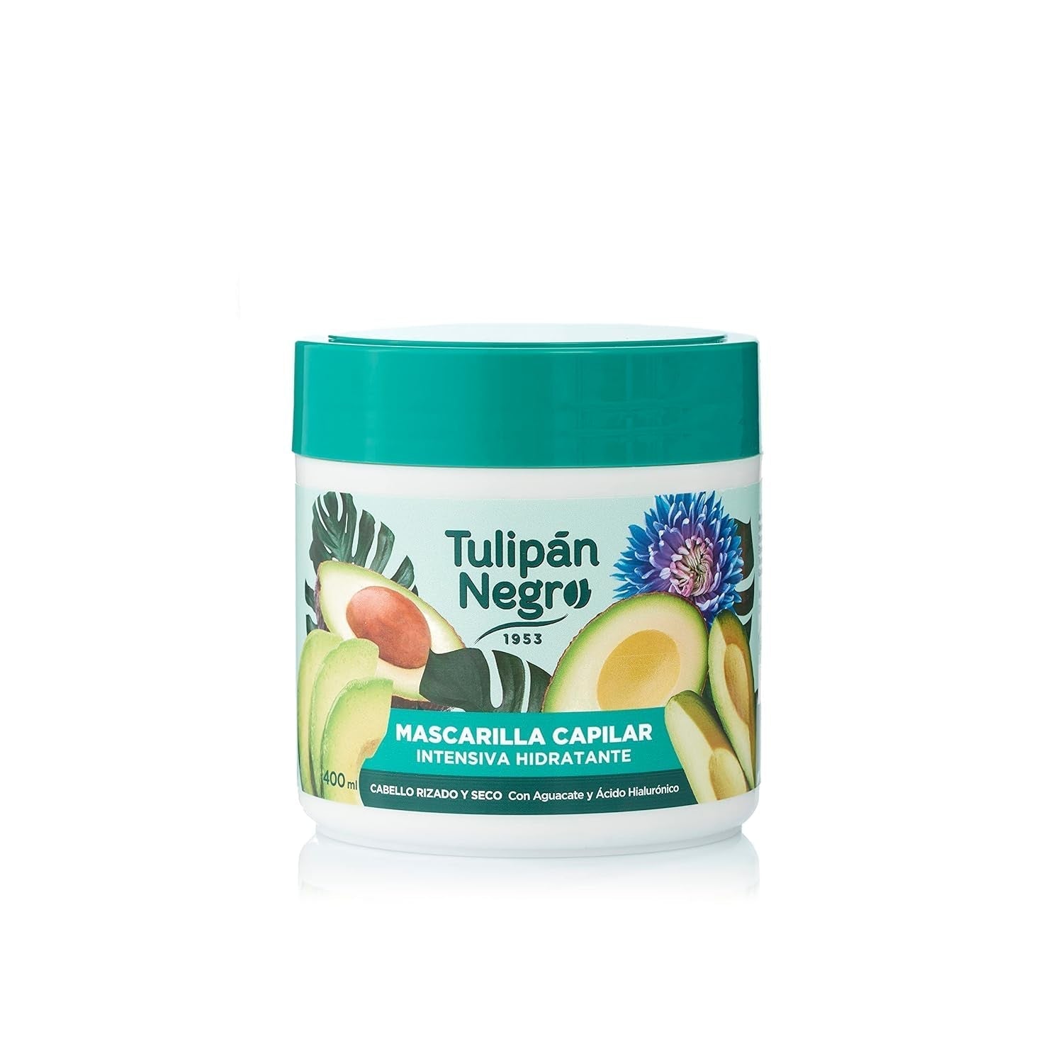 Schwarze Tulpenmaske, intensiv, feuchtigkeitsspendend, 400 ml Naty Shop Haarmaske