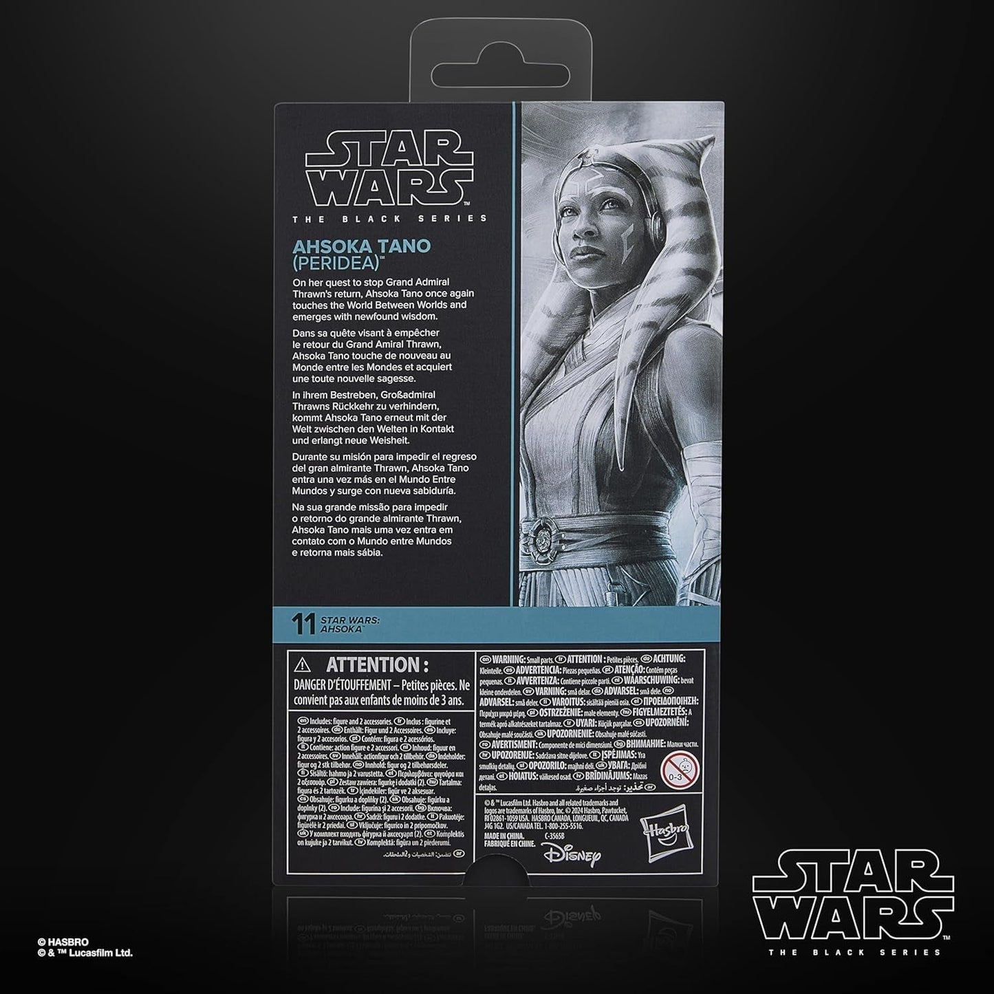 Star Wars Black Series Ahsoka Tano (Peridea), Ahsoka-Actionfigur zum Sammeln, 15 cm große Actionfiguren Naty Shop
