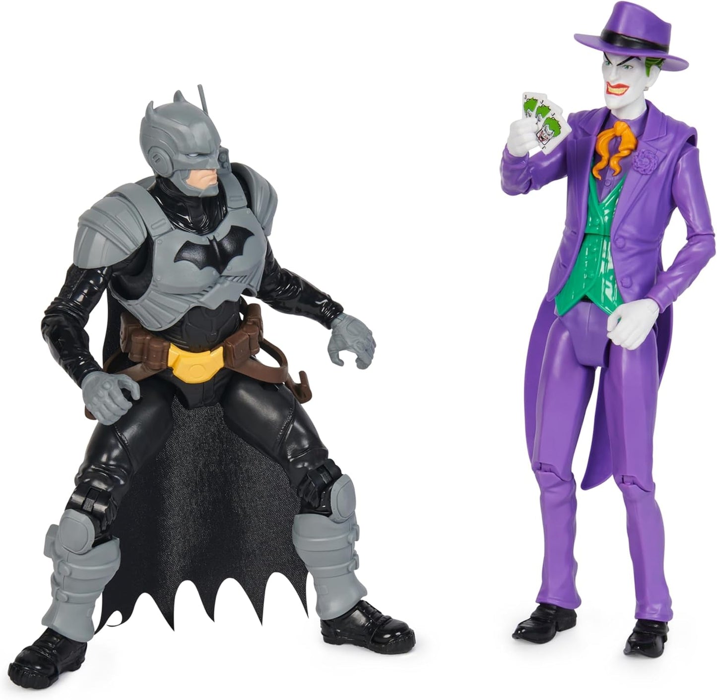 DC Batman Adventures Batman Vs the Joker Actionfiguren-Set, 30 cm – 2 voll bewegliche Figuren mit 12 Gängen für spannendes Rollenspiel, Spielzeug für 4+ Kinder Actionfiguren Naty Shop