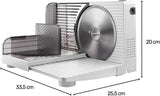 Cutmaster Compact, Allesschneider, Edelstahl, 100 W Aktenvernichter und Allesschneider Naty Shop