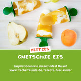 FRECHE FREUNDE Bio-Fruchtbeutel zum Quetschen, Apfel, Zimt, Birne, Reis, Dinkel, Fruchtpüree mit Müsli, für Babys ab 6 Monaten, vegan, 6er-Pack (6 x 100 g)
