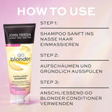 John Frieda Sheer Blonde Go Blonder Shampoo, 250 ml Dusche und Bad Naty Shop