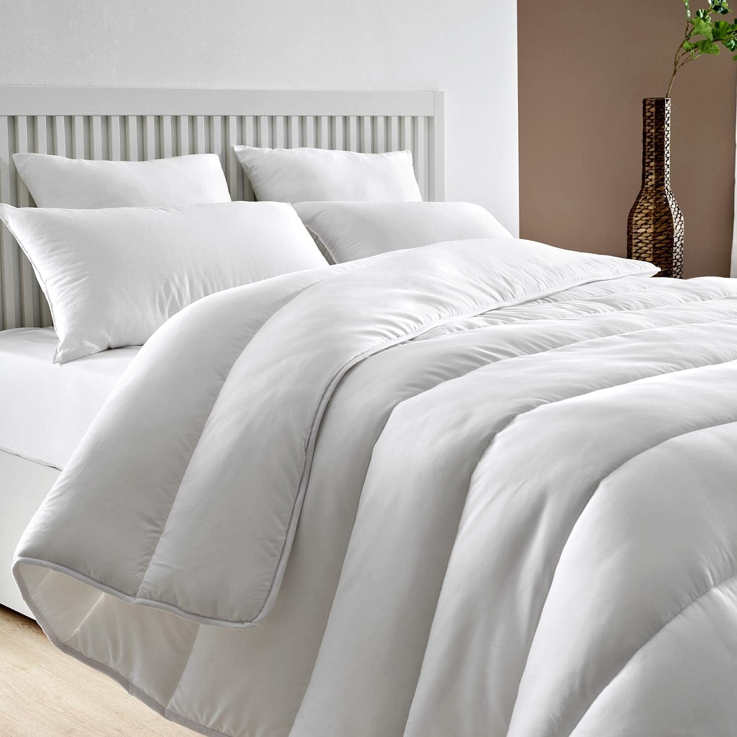 Pikolin Home – 400 g Anti-Milben-Bettdecke, geeignet für Winterräume und niedrige Temperaturen, Bett 200–240 x 280 cm. Steppdecken und Steppdecken Naty Shop