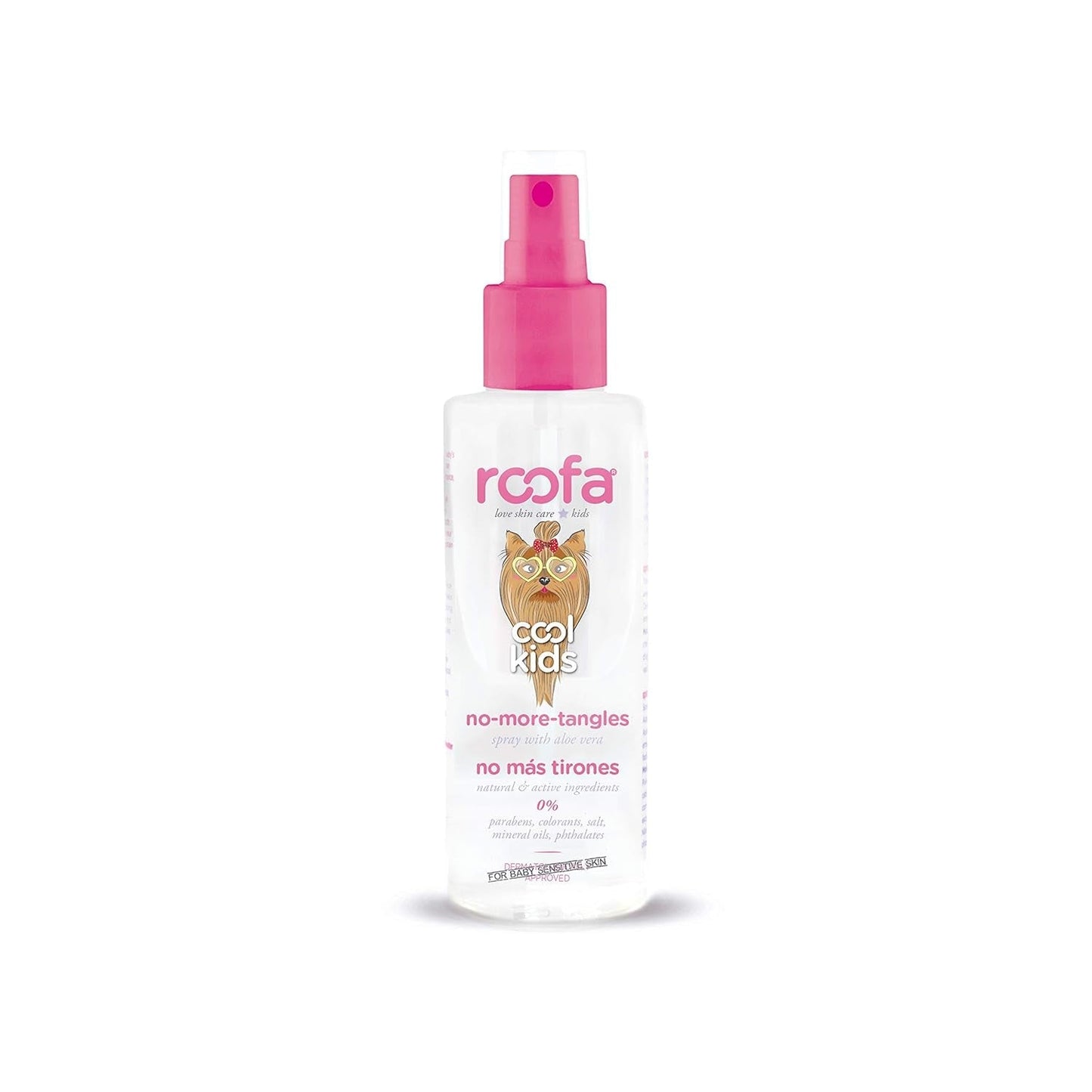Cool Kids Anti-Tangle Spray für Kinder, 100 ml, Spanien, 92,8 % natürlich, mit Aloe Vera, Seide und Panthenol, Entwirrungsprodukte mit Erdbeerduft Naty Shop Standardtitel