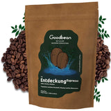Entdeckung - Espresso | Kaffeebohnen 500g - 100% Arabica | für Vollautomaten/Siebträger/Espresso | Ganze Kaffeebohnen | Frische Kaffeebohnen