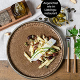 Moritz & Moritz SOLID 36-tlg Steinzeug Geschirr Set 12 Personen - Geschirrset 12 Personen aus je 12 Dinner Teller, Kleiner Teller, Tiefe Teller
