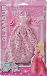 Simba 105723369 – Steffi Love Glamour / Puppenkleidungsset / 3 verschiedene Artikel / Nur ein Artikel ist im Lieferumfang enthalten / Ballkleid für alle 29-cm-Puppen / Puppe nicht im Lieferumfang enthalten