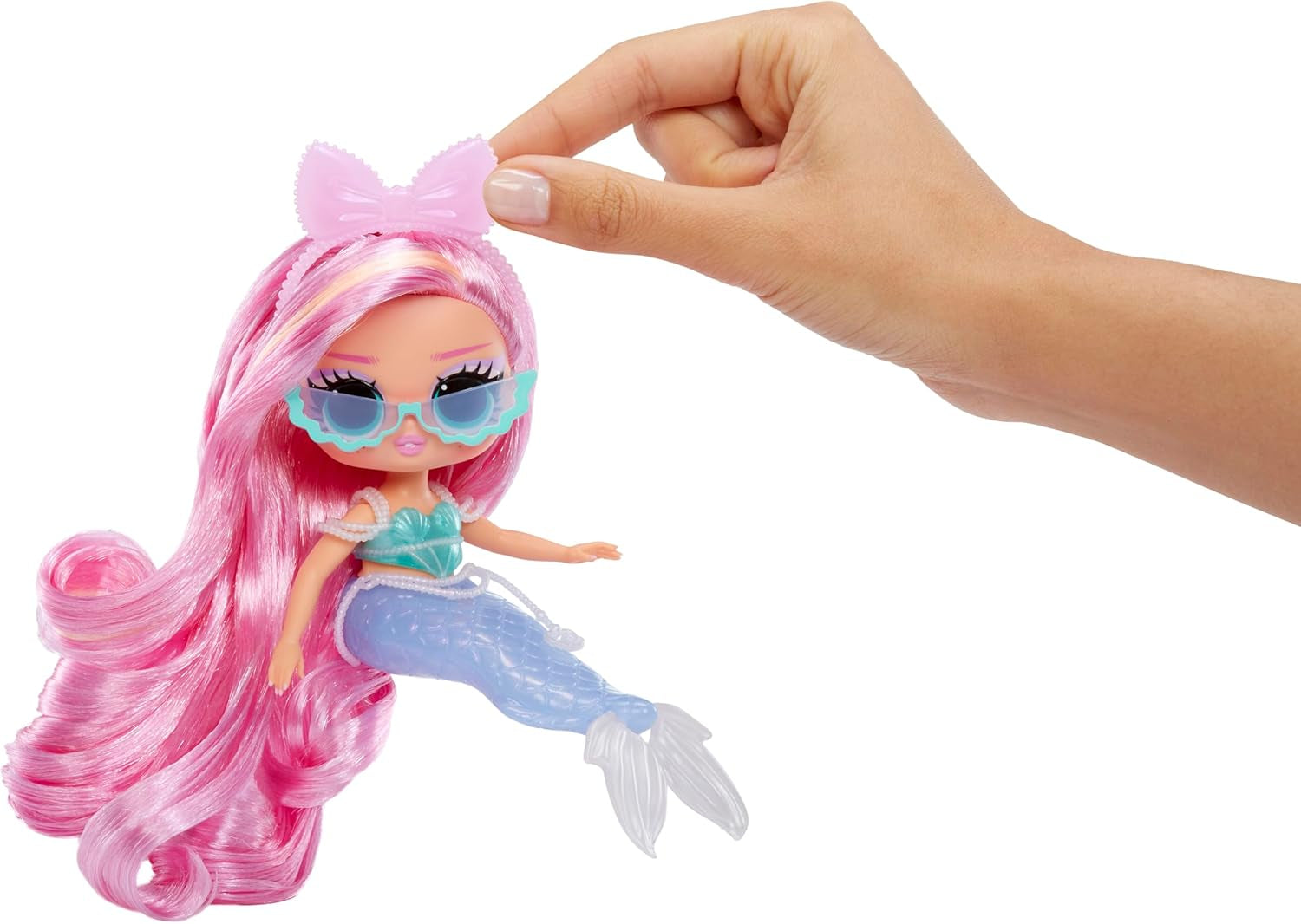 L.O.L. Überraschung! Tweens – Meerjungfrau Lola Waves – Modepuppe mit farbwechselndem Schwanz, beweglicher Flosse und schönen Accessoires – Spielzeug für Kinder und Sammler ab 4 Jahren Naty Shop Dolls