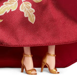 Barbie Signature Lunar New Year Puppe im roten Kleid mit goldenen Pfingstrosen, Sammlungsspielzeug JJX83