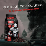 Blank Roast - GUNNAR - 1kg - Whole Kaffee-Bohnen Extra Strong - Kräftige Robusta-Röstung - 494mg Kaffein je Tasse - Würzig & Kraftvoll mit Noten von dunkler Schokolade - Säurearm