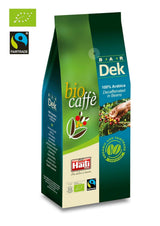 Caffè Haiti Roma entkoffeinierte Bio-Kaffeebohnen, 100 % Arabica, Fairtrade-zertifiziert, Bio-Qualität, Packung mit 2 x 500 g