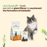 Almo Nature Functional – Anti-Haarballen – Nassfutter für erwachsene und ausgewachsene Katzen – mit Welpen – Bekämpft die Bildung von Haarballen – 70 g (30 Stück)