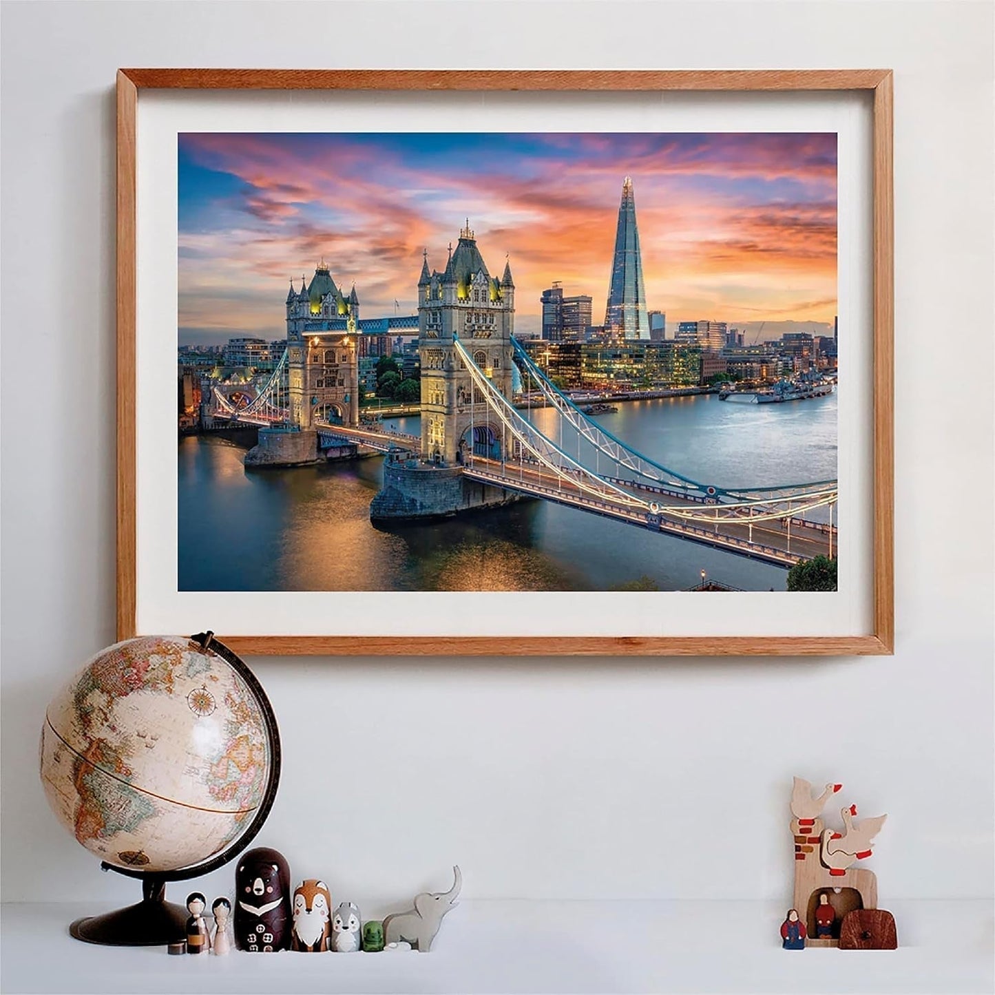 Clementoni – 31694 Collection – London Twilight, Puzzle 1500 Teile für Erwachsene und Kinder ab 10 Jahren, Geschicklichkeitsspiel für die ganze Familie. Puzzle Naty Shop