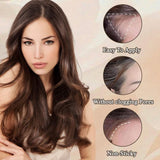 2 Stück dunkelbrauner Haaransatz-Puder, Haaransatz-Puder, Haaransatz-Concealer, Haarfärbestifte mit Kamm, Grauhaar-Abdeckwerkzeug für Frauen und Männer (40 g, Dunkelbraun) Naty Shop Haarfärbemittel