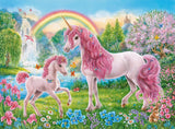 Ravensburger Puzzle für Kinder – 13698 Magische Einhörner – Einhorn-Puzzle für Kinder ab 6 Jahren, mit 100 Teilen im XXL-Format, inklusive Malheft. Puzzle Naty Shop