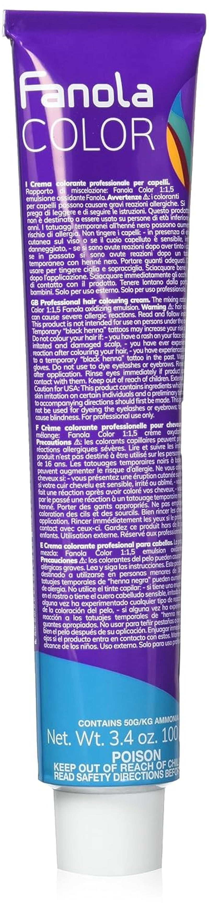 Fanola crema colore Farbcreme 7,0 Blond, 100 ml Haarfärbemittel Naty Shop 11,2 Super Blond