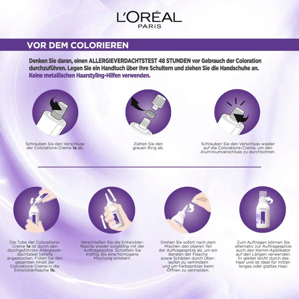 L'Oréal Paris Permanente Haarfarbe mit ultra coolem Farbergebnis, 100 % Abdeckung grauer Haare, Set mit Coloration, Shampoo und Pflegecreme, Excellence Cool Creme, Nr. 7.11 Ultra cool medium blond (Blond) Naty Shop Haarfarbe