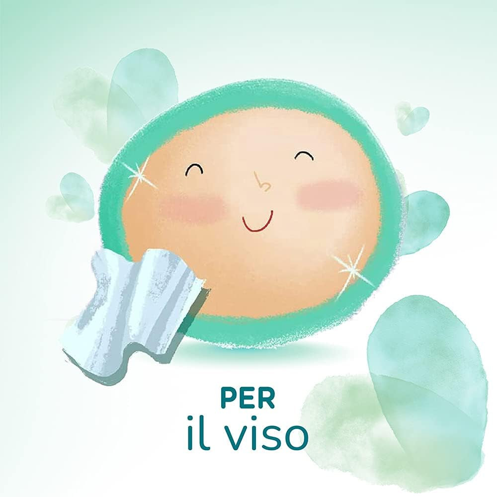Pampers Acqua Pura Baby-Feuchttücher, 468 Stück (3er-Pack) – 99 % Wasser, 100 % Baumwolle, 0 % Kunststoff, Alkohol und Parabene – ideale Reinigungstücher für empfindliche Haut, feucht, ohne zusätzliche Inhaltsstoffe