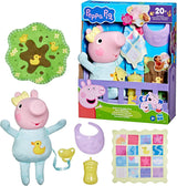 Peppa Pig 28 cm Evie Interaktive Puppe mit 20 Geräuschen und vielen Funktionen, Spielzeugset für Kinder ab 3 Jahren