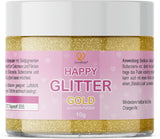 Goodbake Happy Glitter Gold – Essbarer Lebensmittelglitter, 10 Gramm Glitter Naty Shop Gold