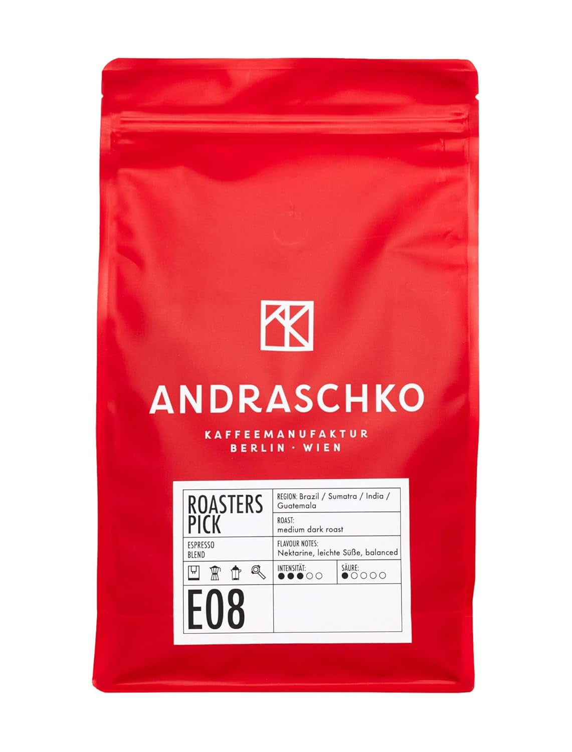 Roasters Pick Espresso Blend – 100% Arabica, ganze Bohne – vielschichtige Röstung – frisch in Berlin geröstet – 500g