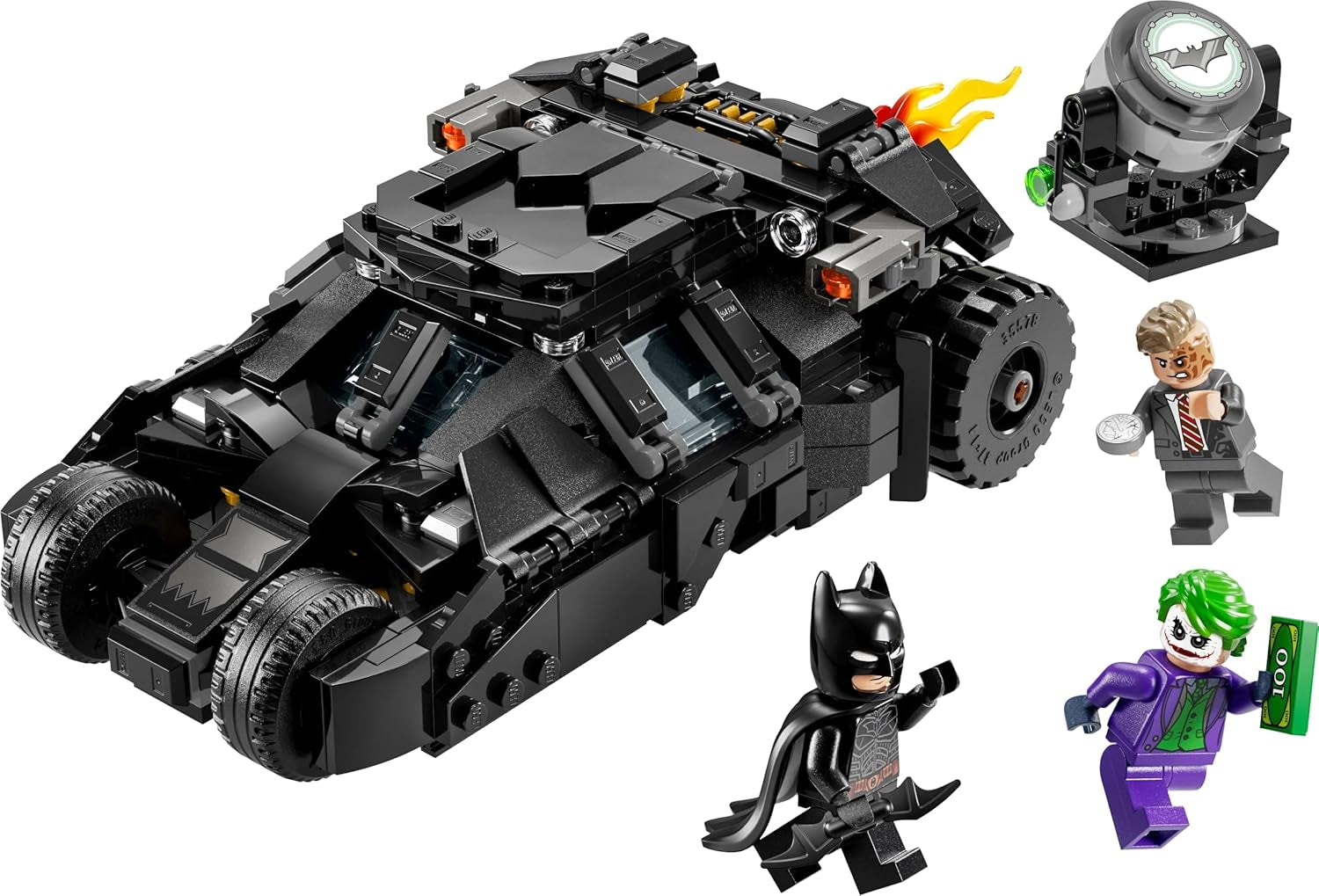 LEGO DC Batman: Batman Tumbler Vs. Two-Face & Joker – Superhelden-Spielzeug mit Batmobil-Auto – Spielset mit Minifiguren – Geschenk für Jungen und Mädchen ab 8 Jahren 76303 Bausets Besuchen Sie den LEGO-Store