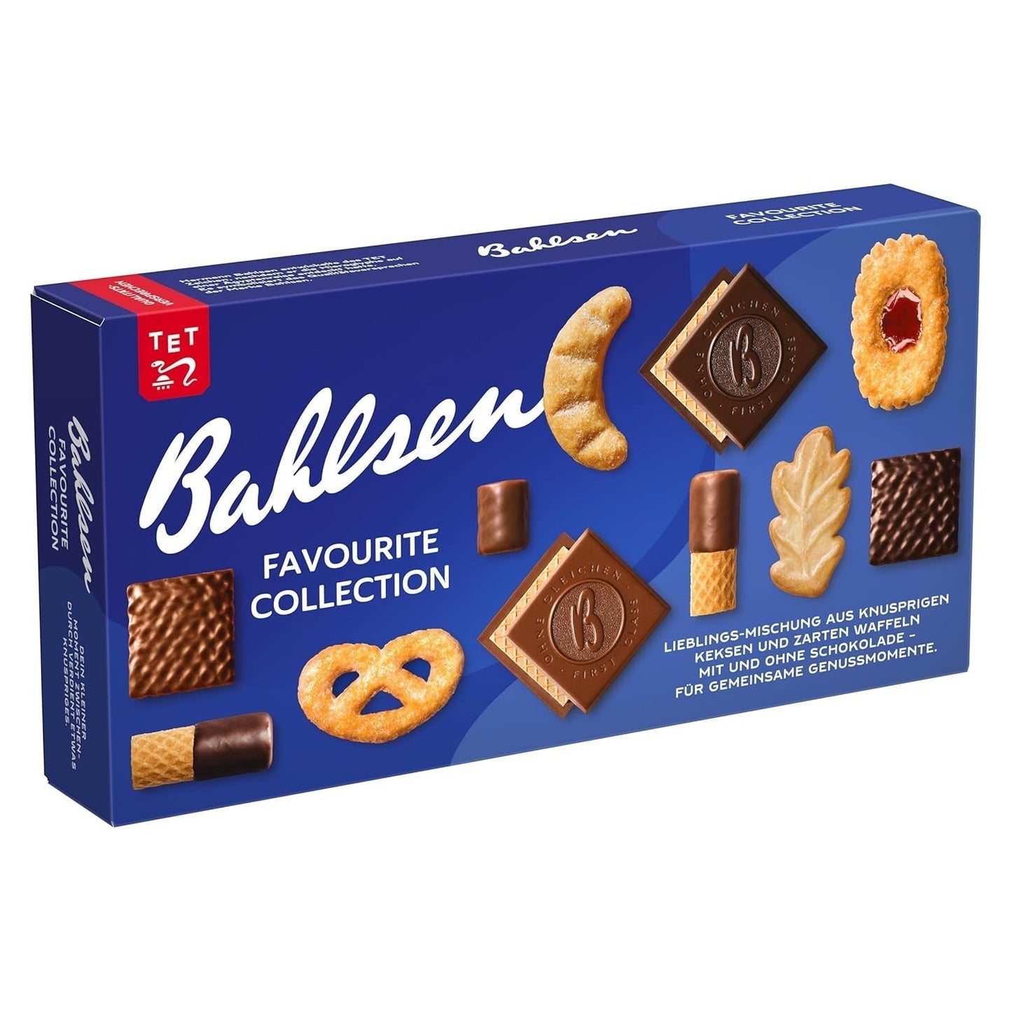 Bahlsen Favorite Collection S Packung mit 6 knusprigen Keksen und Waffelmischungen, dunkle Schokoladenmilch (6 x 161 g / 966 g)