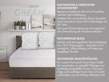 Traumnacht Green Basic Kissenset bestehend aus zwei Kissen 80 x 80 cm, Öko-Tex zertifiziert, produziert nach dem deutschen Qualitätsstandard Naty Shop Standardkissen