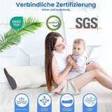 PHYSEN Orthopädisches Kissen, Nackenkissen, Nackenstützkissen, Memory-Schaum-Kissen, ergonomisches Nackenschmerzkissen, Schlafkissen, Anti-Schnarch-Kissen für Seiten, Rücken und Bauch (62 x 34 x 11,6,5 cm). Orthopädische Halskissen von Naty Shop