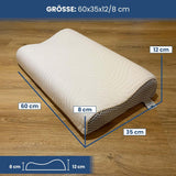 Valentia Medical Memory Foam Nackenstützkissen Orthopädisches Nackenschmerzkissen Memory Foam Nackenkissen Ultraweicher waschbarer Bezug Zervikale orthopädische Kissen Naty Shop