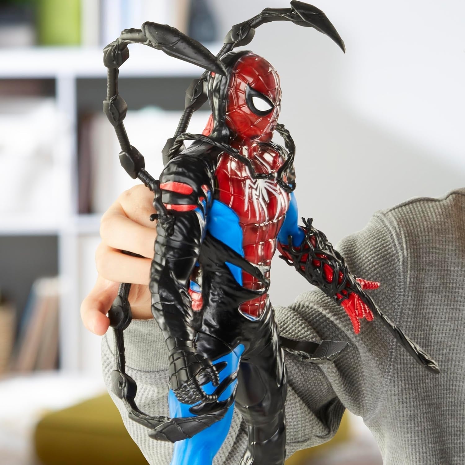 Marvel Spider-Man Venomversus Spider-Man Color Changer Actionfigur mit Zubehör Actionfiguren Naty Shop
