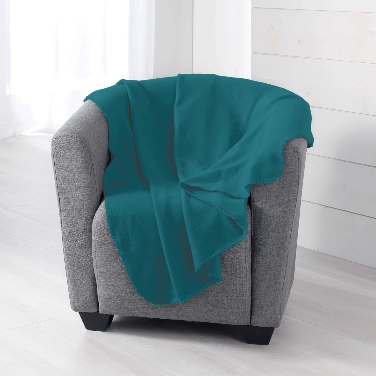 Douceur D'Intérieur, Fleecedecke Milou Antikrosa, 125 x 150 cm. Betten und Decken Douceur d'Intérieur Blau 125 x 150 cm