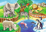 Ravensburger Puzzle für Kinder – 07602 Tiere im Zoo – Puzzle für Kinder ab 3 Jahren, mit 2X12 Teilen Puzzle Naty Shop