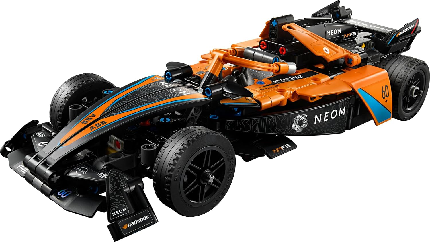 LEGO Technic NEOM Mclaren Formel-E-Rennwagen, Rennauto-Spielzeug für 9-jährige Jungen und Mädchen, Modellauto-Bausatz, Kinderzimmerdekoration, Geburtstagsgeschenkidee 42169 Bausets. Beuche den LEGO-Store