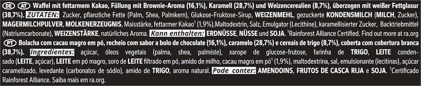 LION Black & White Schokoriegel, ein Snack mit intensivem Geschmack, knackiger Schokolade und knusprigen Chips, Brownie-Füllung, ein einzigartiges Gaumenschmaus-Erlebnis, 1 Packung (5 x 30g)