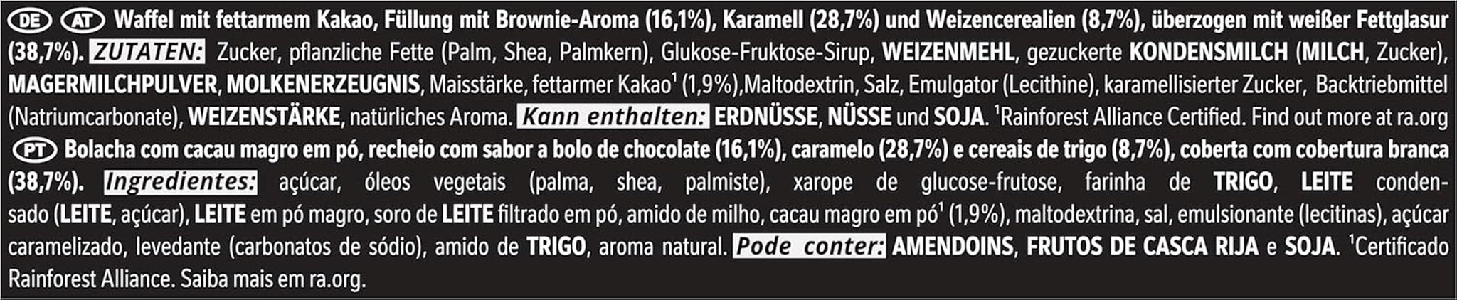 LION Black & White Schokoriegel, ein Snack mit intensivem Geschmack, knackiger Schokolade und knusprigen Chips, Brownie-Füllung, ein einzigartiges Gaumenschmaus-Erlebnis, 1 Packung (5 x 30g)