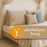 Federkissen, Rückenkissen, Samtkissen, Breite 70 cm – Lesekissen für Bett, Sofa und Sofa, großes Sofakissen, Wandkissen, Sofakissen, Lesekissen, Rückenstützkissen, hellgrau