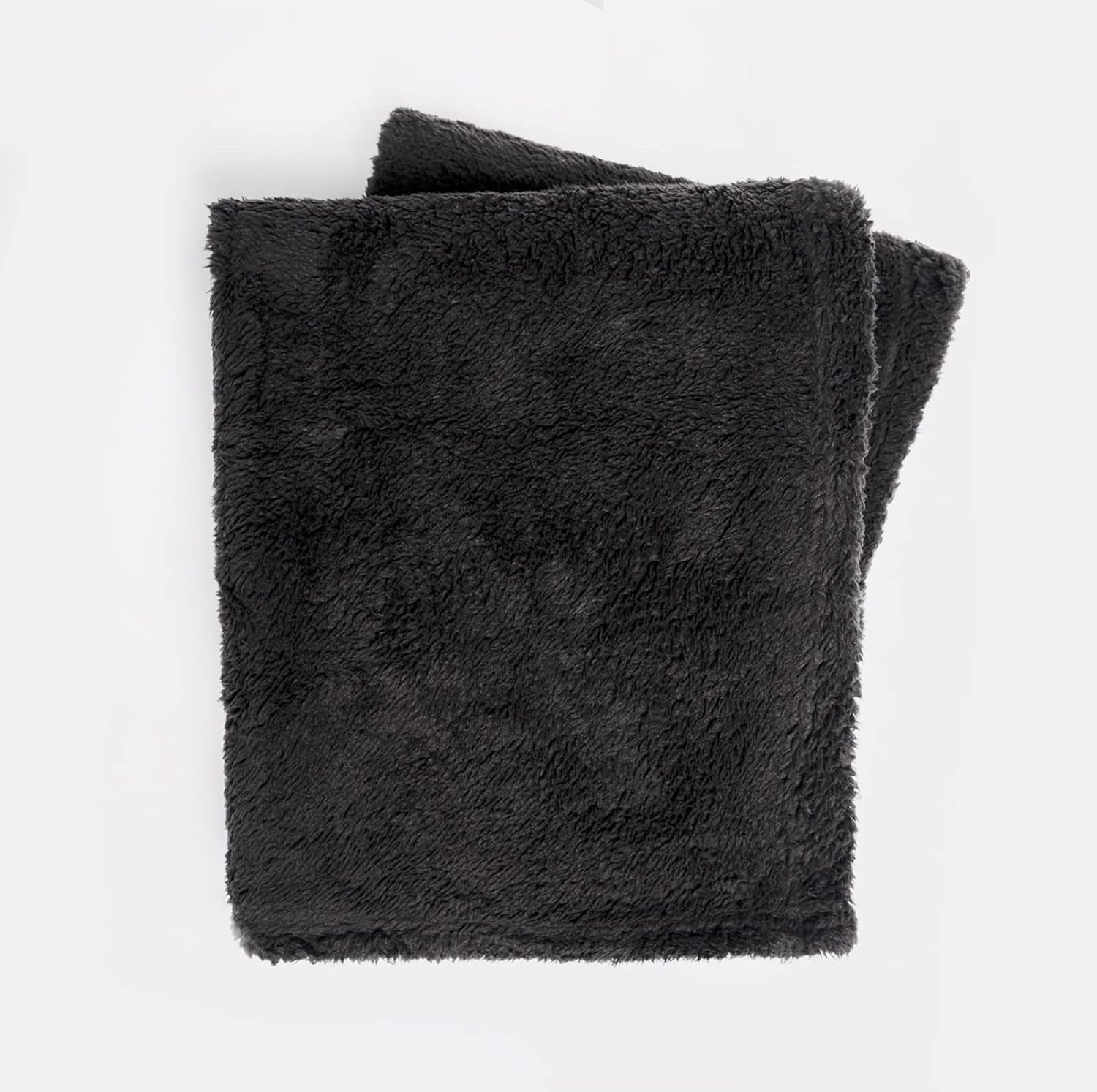 Brentford's Teddy-Fleece-Decke, große Bettdecke, Plüsch, superweich, warm, für Sofa, Bett, Tagesdecke, Schwarz – 150 x 200 cm. Betten und Decken. Besuchen Sie den Brentfords-Store