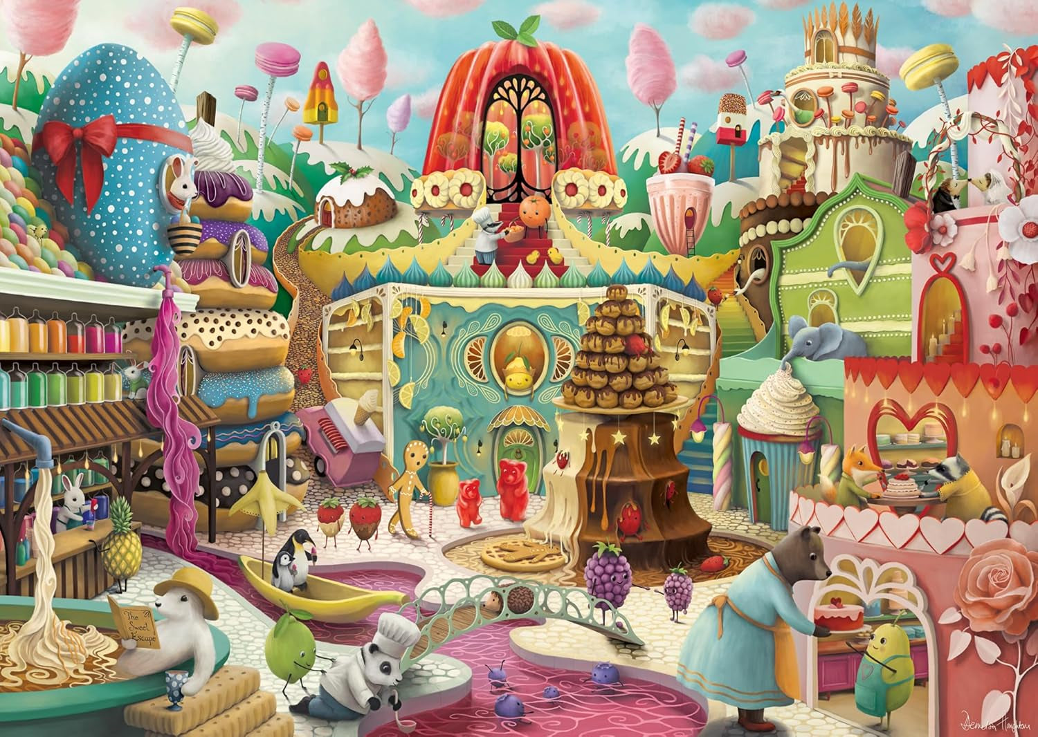 Ravensburger Puzzle 12001195 – Sweet Street – 1000-teiliges Puzzle für Erwachsene und Kinder ab 14 Jahren. Puzzle Naty Shop. Standardtitel