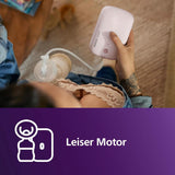 Philips Avent Elektrische Natural Motion Milchpumpe - Set Zum Abpumpen, Aufbewahren Und Füttern Inkl. Flaschen, Schnuller Und Becher (Modell SCD340/31) Lebensmittel- und Stillzubehör Bebe Naty Shop