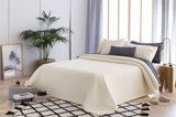 Todocama Fine Boutique Tagesdecke mit Rautenmuster Frühling Sommer Herbst Winter 100 % extra weiche Mikrofaser Multifunktionale Tagesdecke 105–200 x 260 cm Beige Betten und Decken Besuchen Sie den Todocama-Store Beige Cama 105–200 x 260 cm