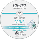 Lavera Basis Sensitiv, Intensivpflege für trockene Haut mit Aloe Vera und Mandelöl, 150 ml Naty Shop Default Title