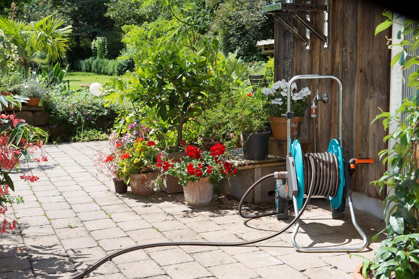 Gardena Comfort FLEX 19 mm (3/4 Zoll) Schlauch, 25 m: Flexibler, formstabiler Gartenschlauch mit Power-Grip-Profil, aus hochwertigem Spiralmaterial, 25 bar Berstdruck, ohne Systemkomponenten (18053-20)