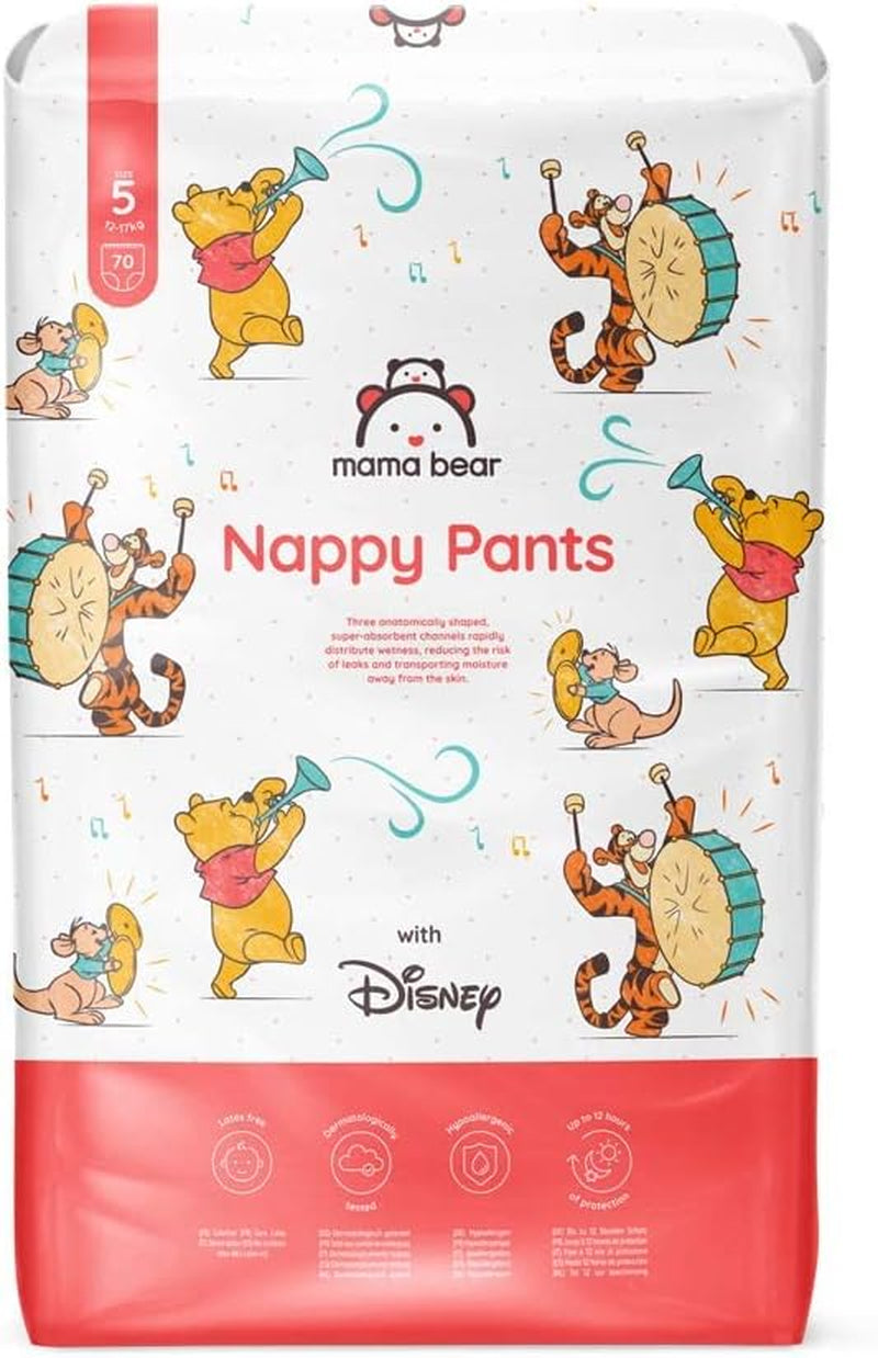 Amazon-Marke: Mama Bear Disney Größe 6 (15+ kg) – Monatspackung, Weiß, 120 Stück (2 Packungen mit 60 Stück)